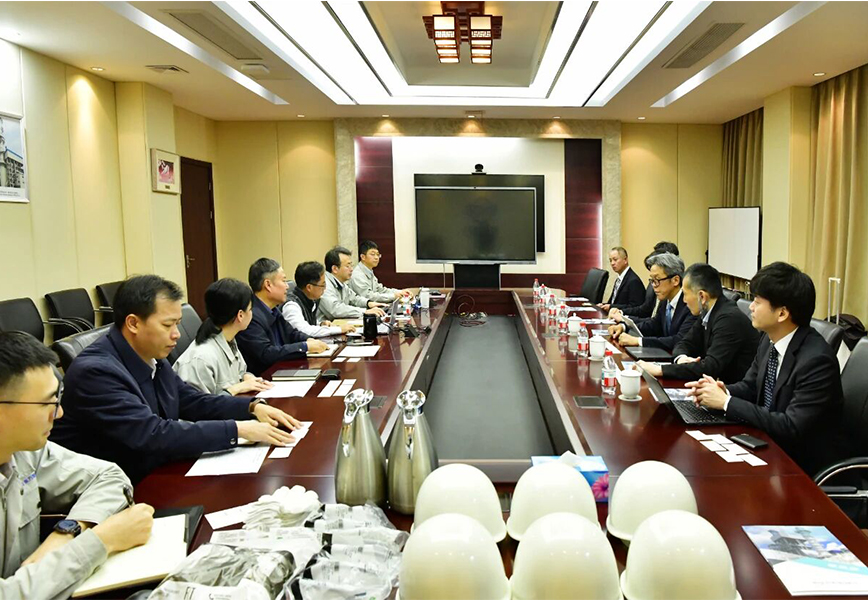 三菱重工电力环境解决方案株式会社社长三宅一明到公司调研